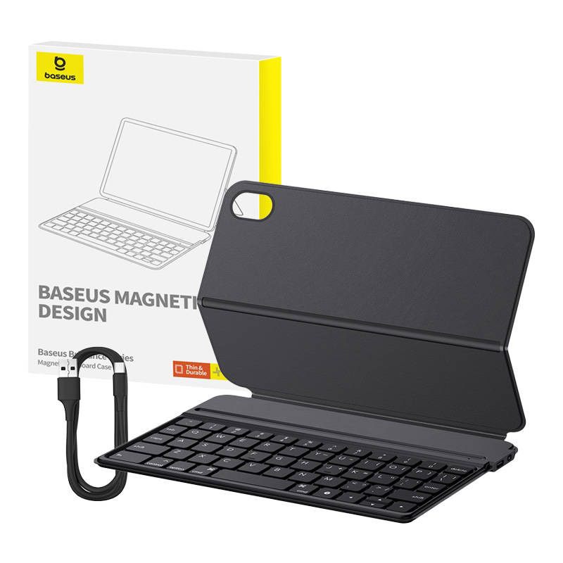Baseus Brilliance Apple iPad mini (6th gen) magnetic keyboard case (black)