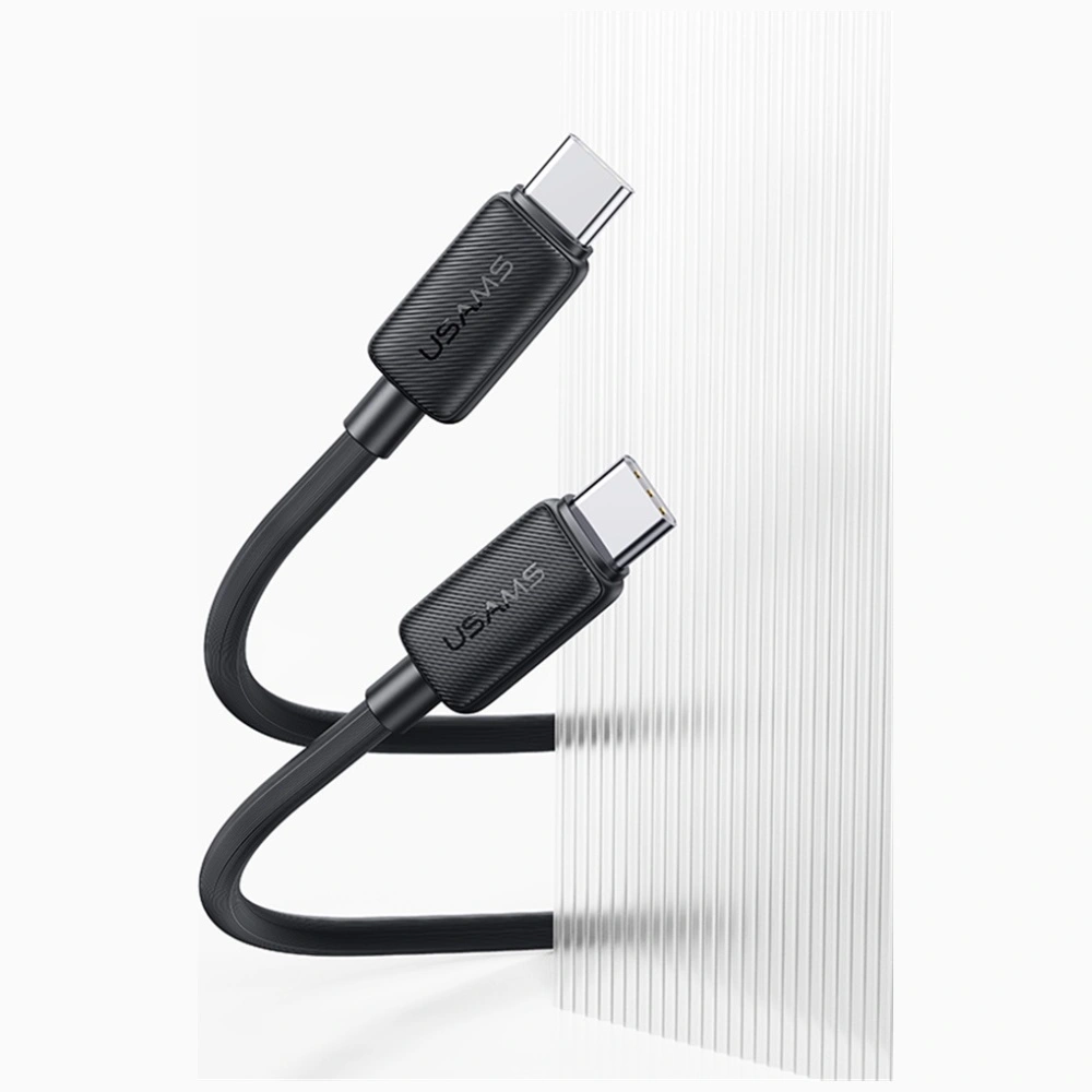 Kabel USAMS KY Series US-SJ691 60W USB-C / USB-C 1m czarny