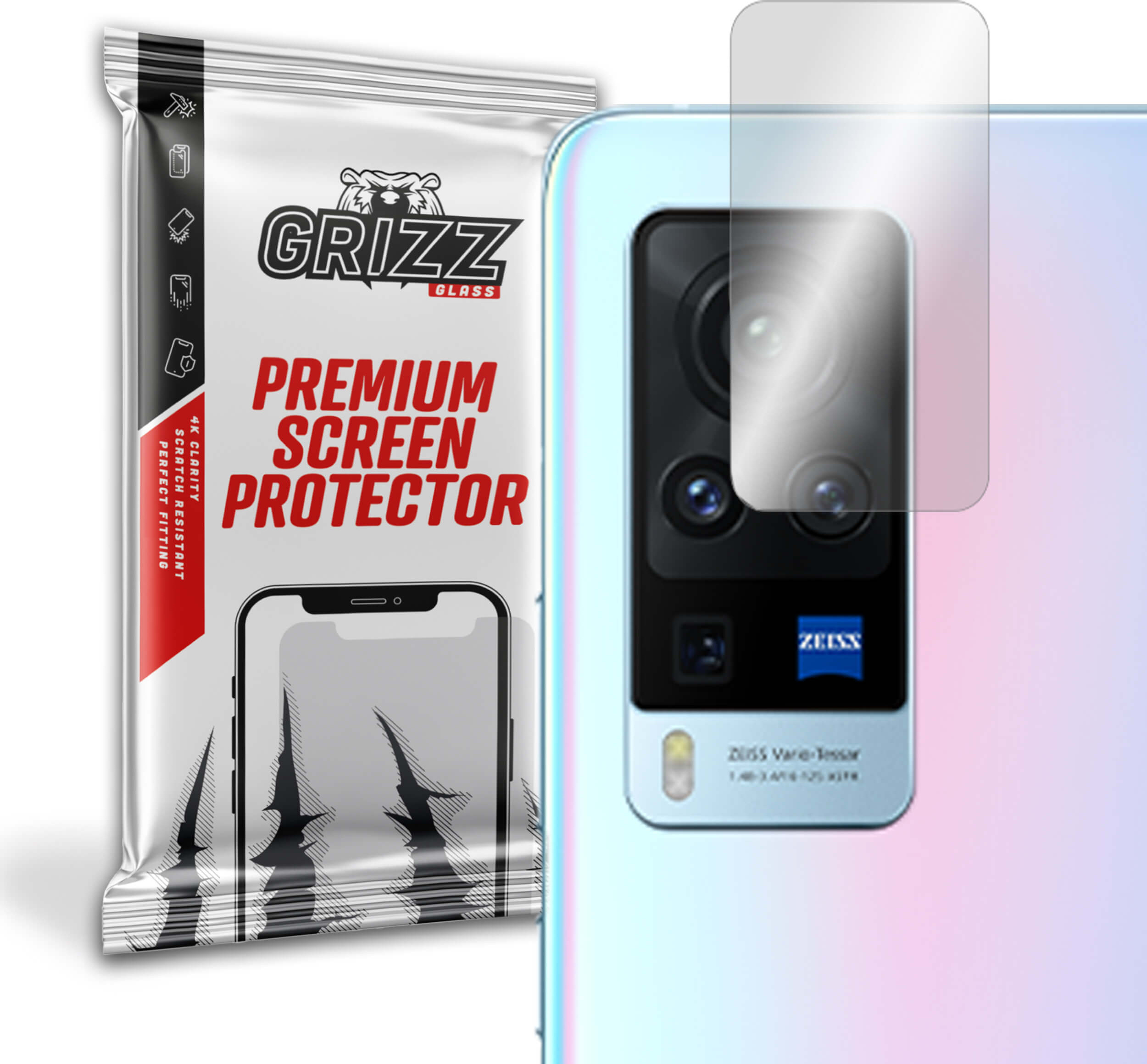 GrizzGlass HybridGlass Camera Vivo X60 Pro 5G
