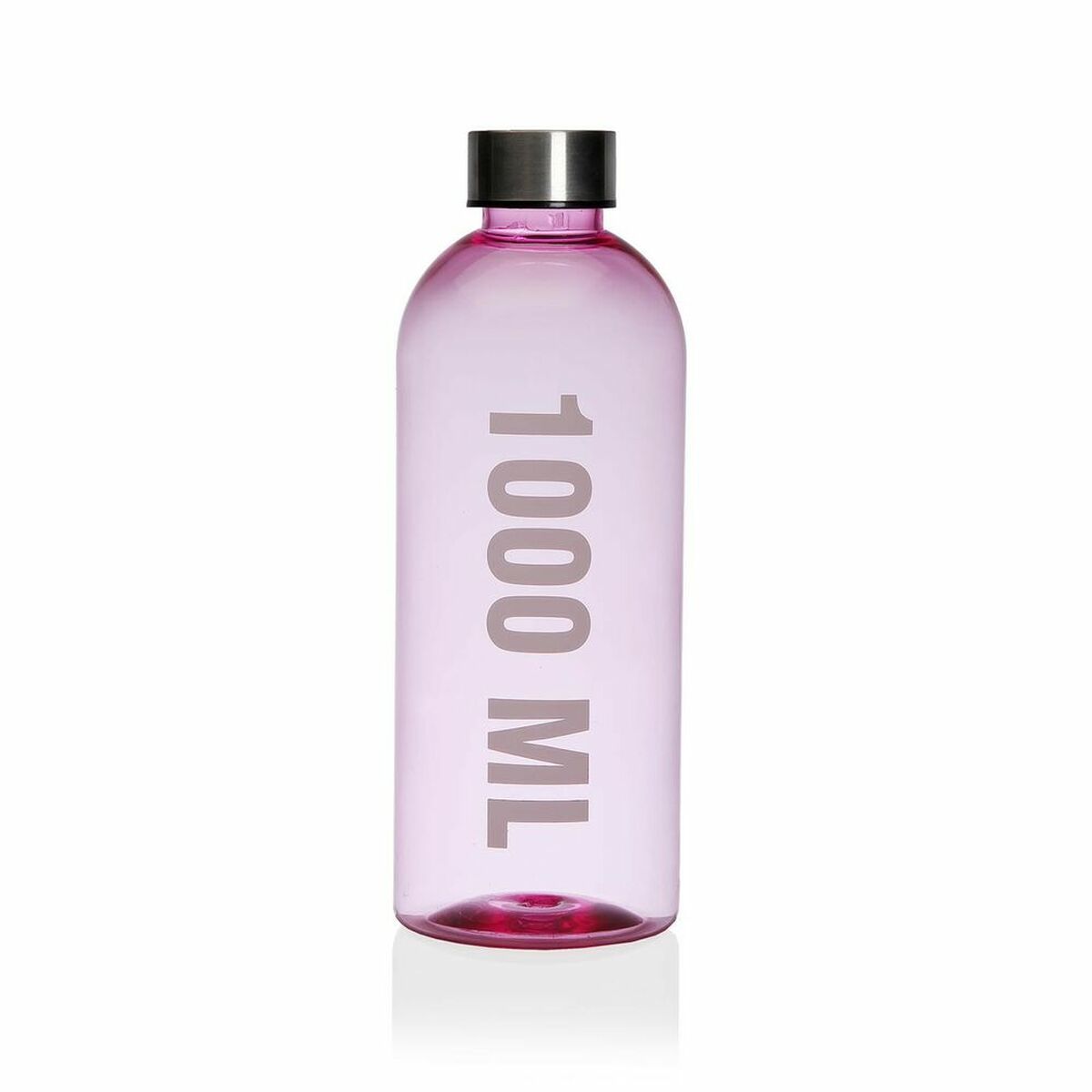 Water bottle Versa Pink 1 L Steel polystyrene