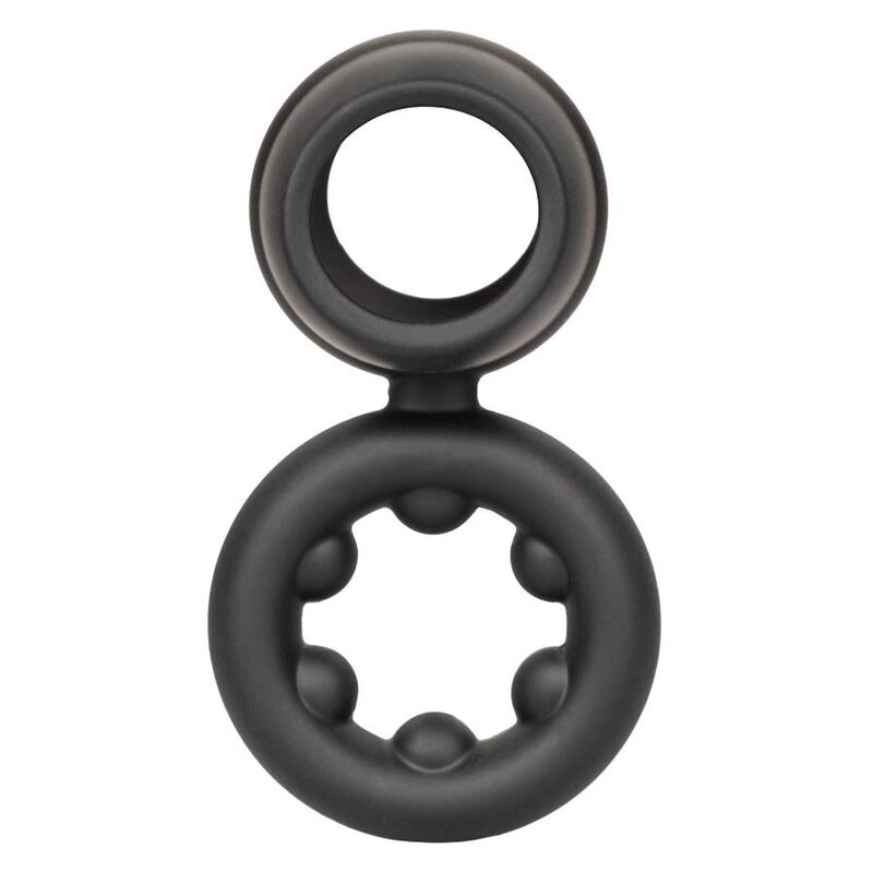 CALIFORNIA EXOTICS ALPHA DUAL MAGNUM RING BLACK