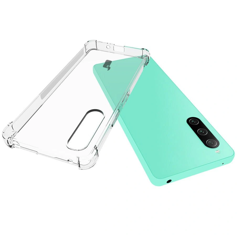 Bizon Case Clear Pack case + 2x screen glass Sony Xperia 10 V clear