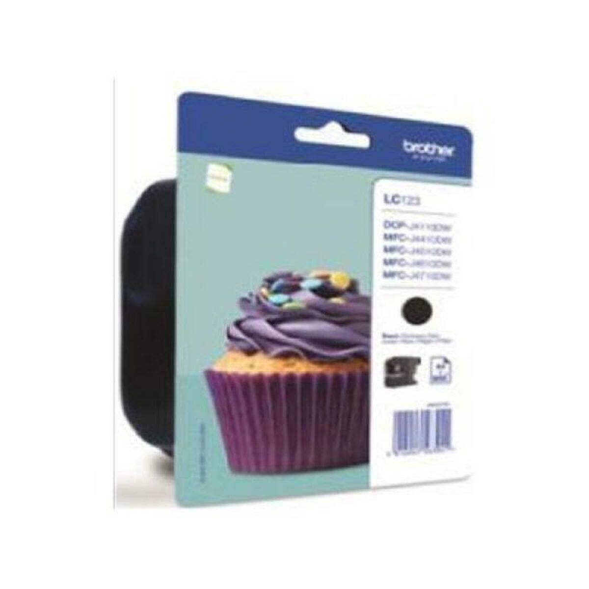 Compatible Ink Cartridge Brother LC123BKBP Black