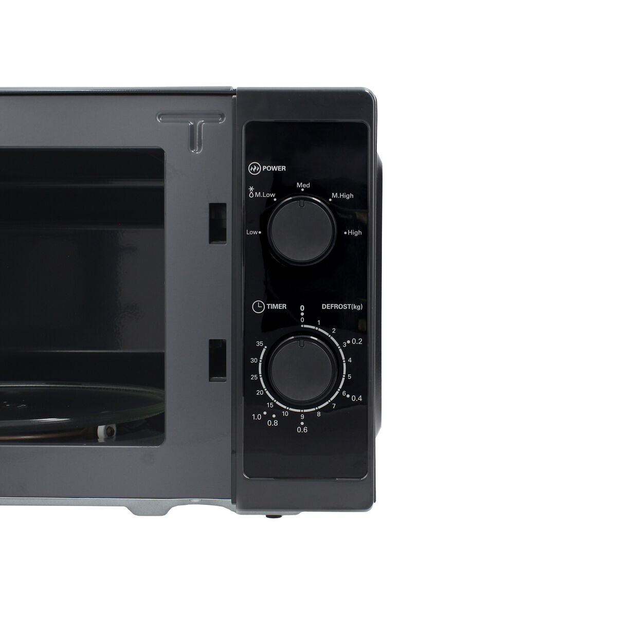 Microwave with Grill TM Electron Black 700 W 20 L