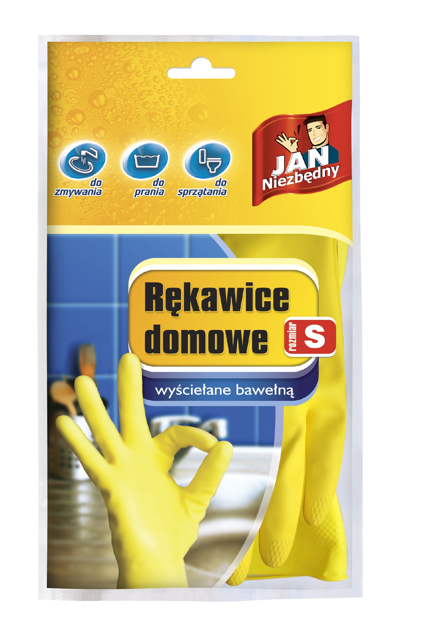 Sarantis Jan Niezbędny Rękawice domowe rozmiar S