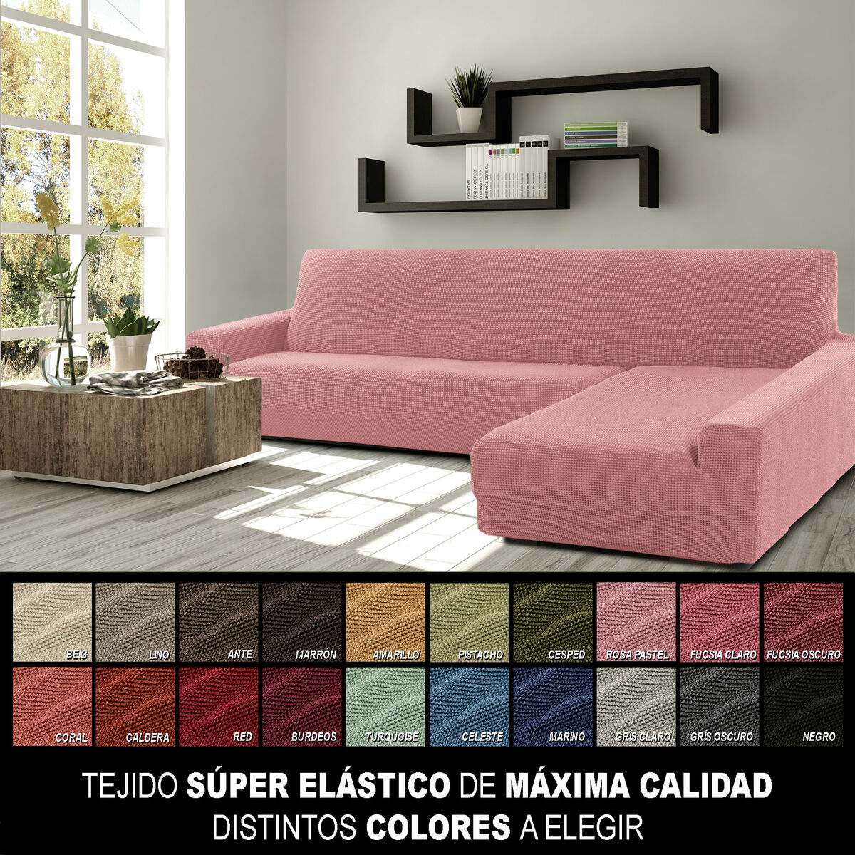 Cover for chaise longue with long right arm Sofaskins NIAGARA 210 - 340 cm Cover for chaise longue with long right arm Sofaskins NIAGARA 210 - 340 cm