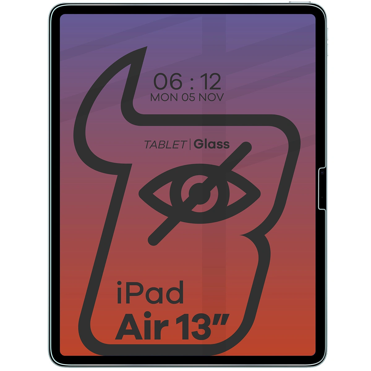 Bizon Glass Tab Clear Shadow Apple iPad Air 13" M2 2024 [2 PACK]