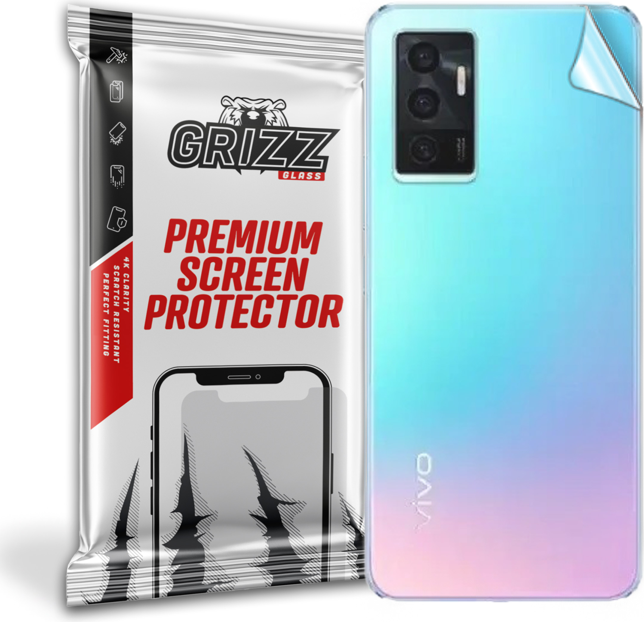 GrizzGlass SatinSkin Vivo S10e