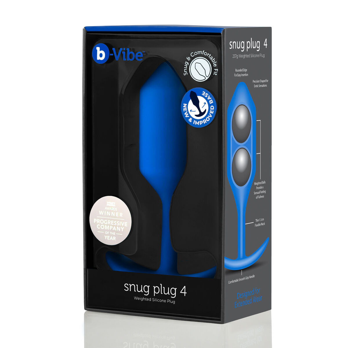 Anal plug B-Vibe 4 Navy Blue Anal plug B-Vibe 4 Navy Blue