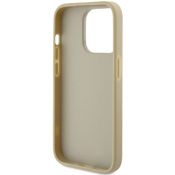 Guess GUHCP15XHG4SGD Apple iPhone 15 Pro Max hardcase Glitter Script Big 4G gold