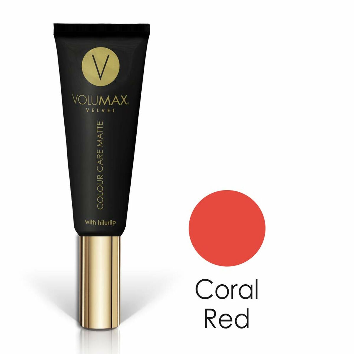 Kolorowy Balsam do Ust Volumax Coral Red Aksamit Matowy 7,5 ml