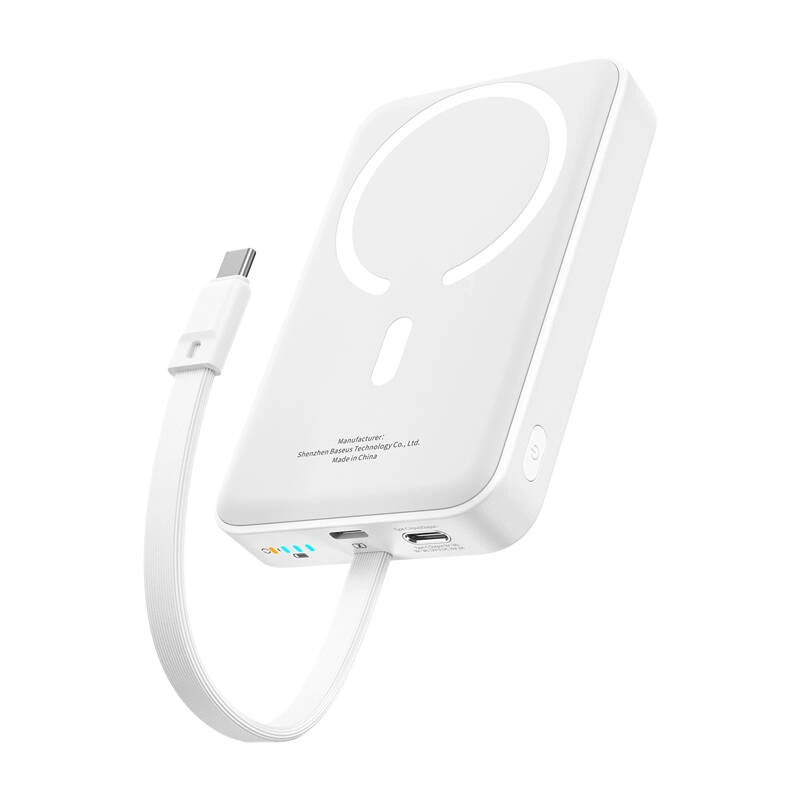 Baseus Mini 10000mAh 30W MagSafe Edition Bayern Munich wireless charging powerbank (white)
