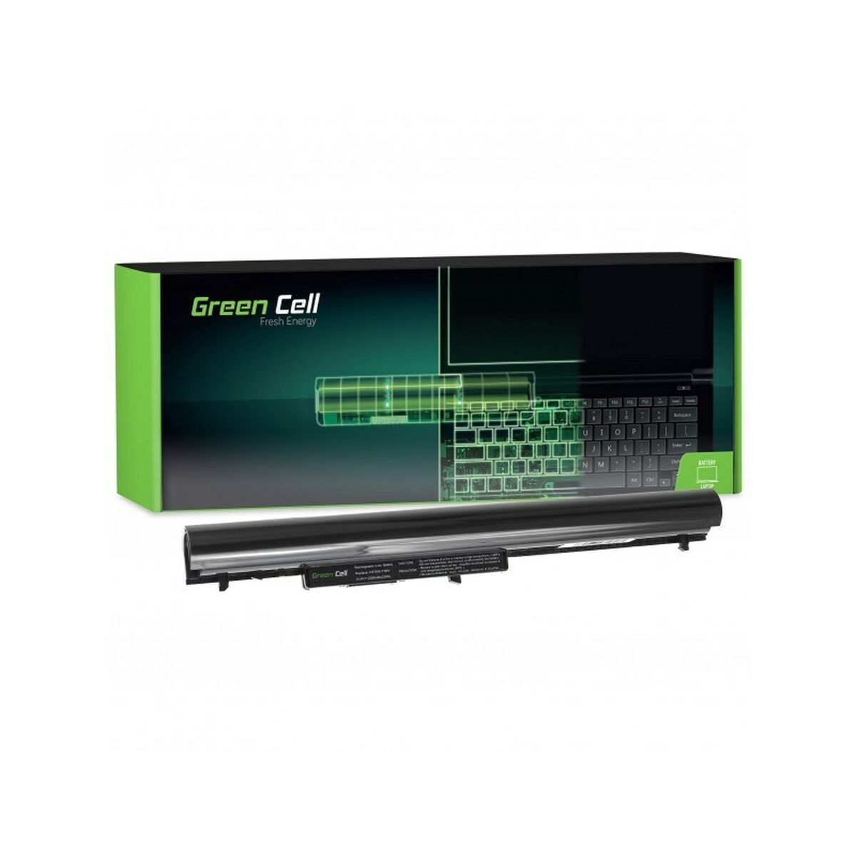 Notebook Battery Green Cell HP80 Black 2200 mAh