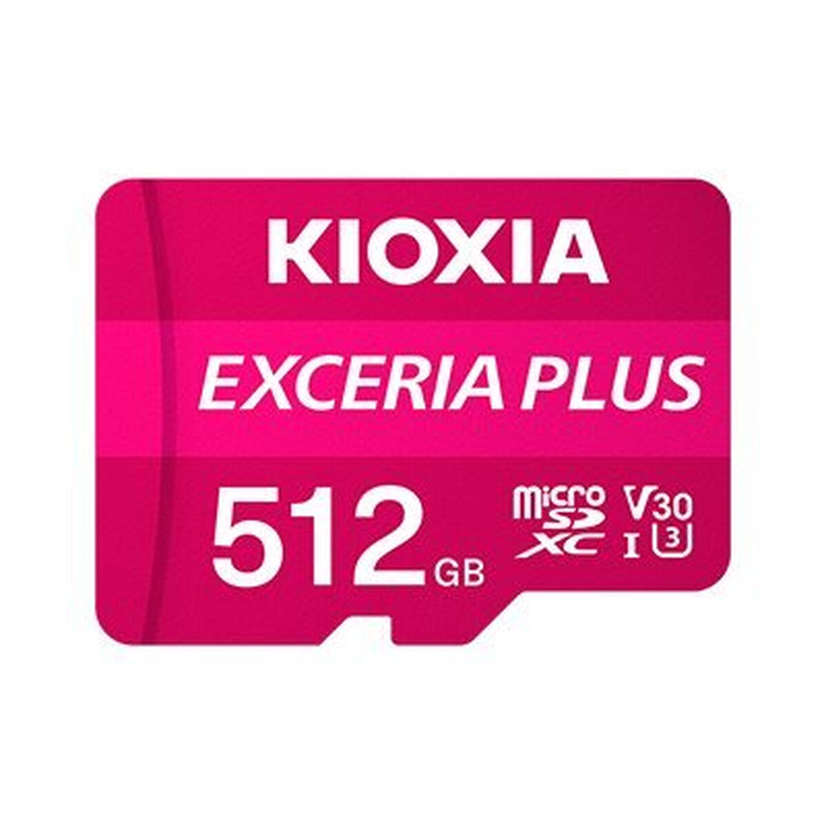 Mikro SD Speicherkarte mit Adapter Kioxia PLUS UHS-I C10 R98 512 GB