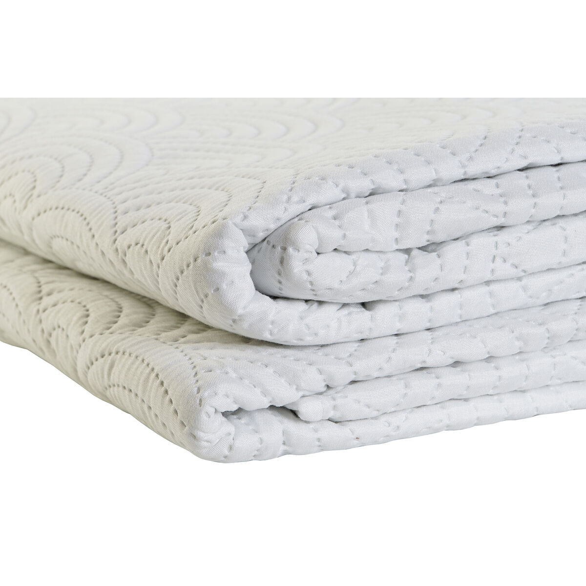 Bedspread (quilt) DKD Home Decor White Single King size 180 x 260 x 1 cm