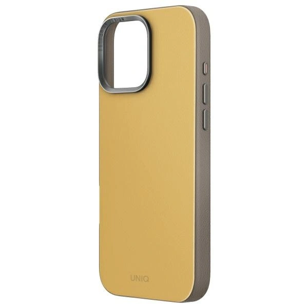 UNIQ Lyden DS Apple iPhone 16 Pro Magclick Charging yellow-grey