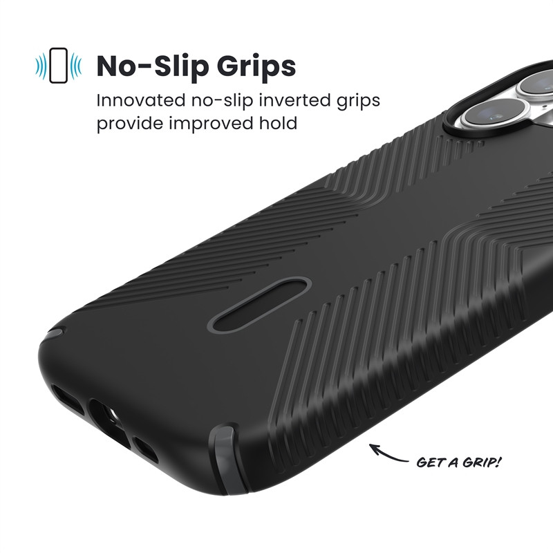 Etui Speck Presidio2 Grip ClickLock & MagSafe do Apple iPhone 17 (Black / Slate Grey / White)