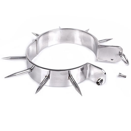 METALHARD BDSM SLAVE COLLAR WITH SPIKES