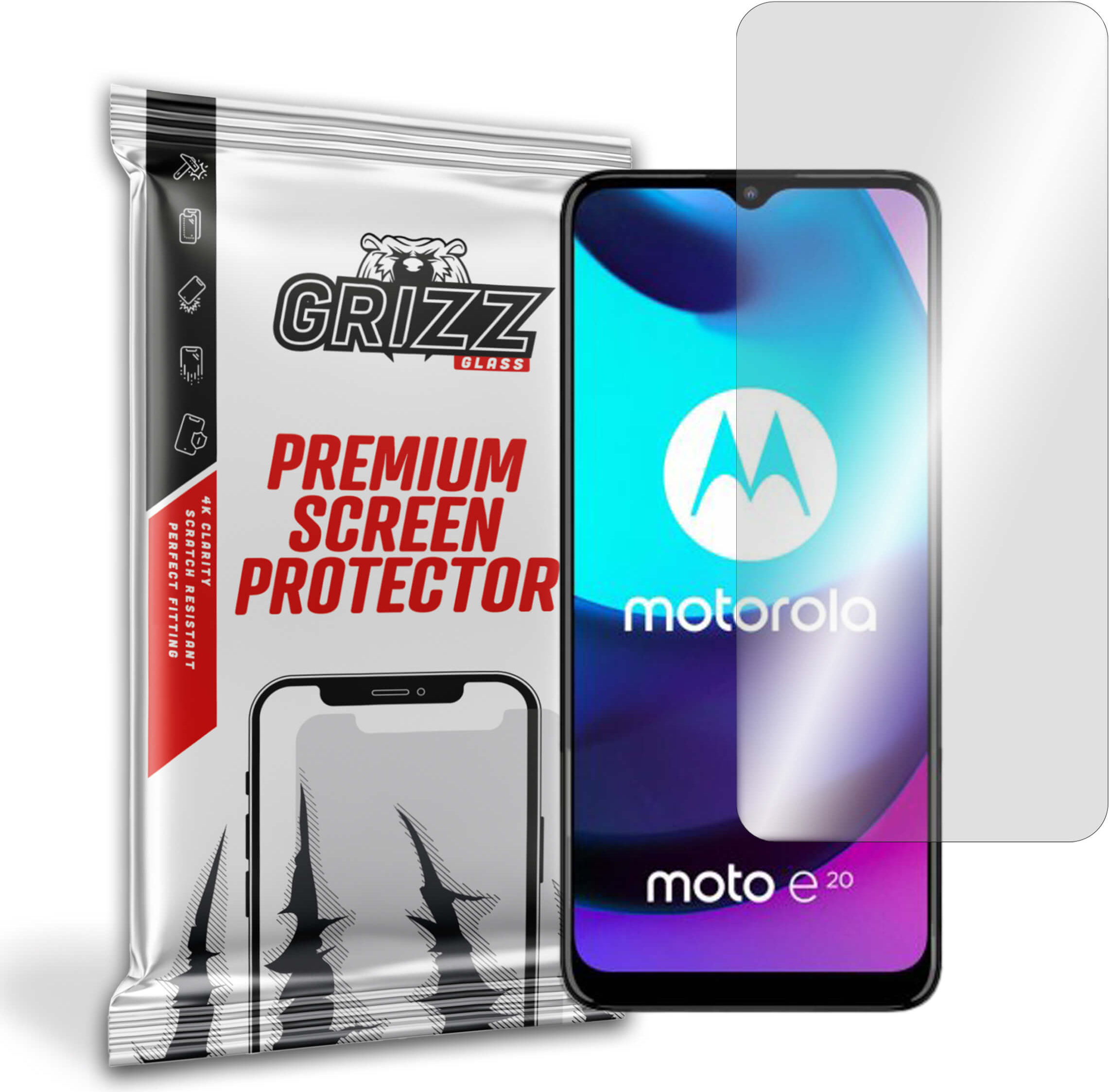 GrizzGlass Hydrofilm Motorola Moto E20