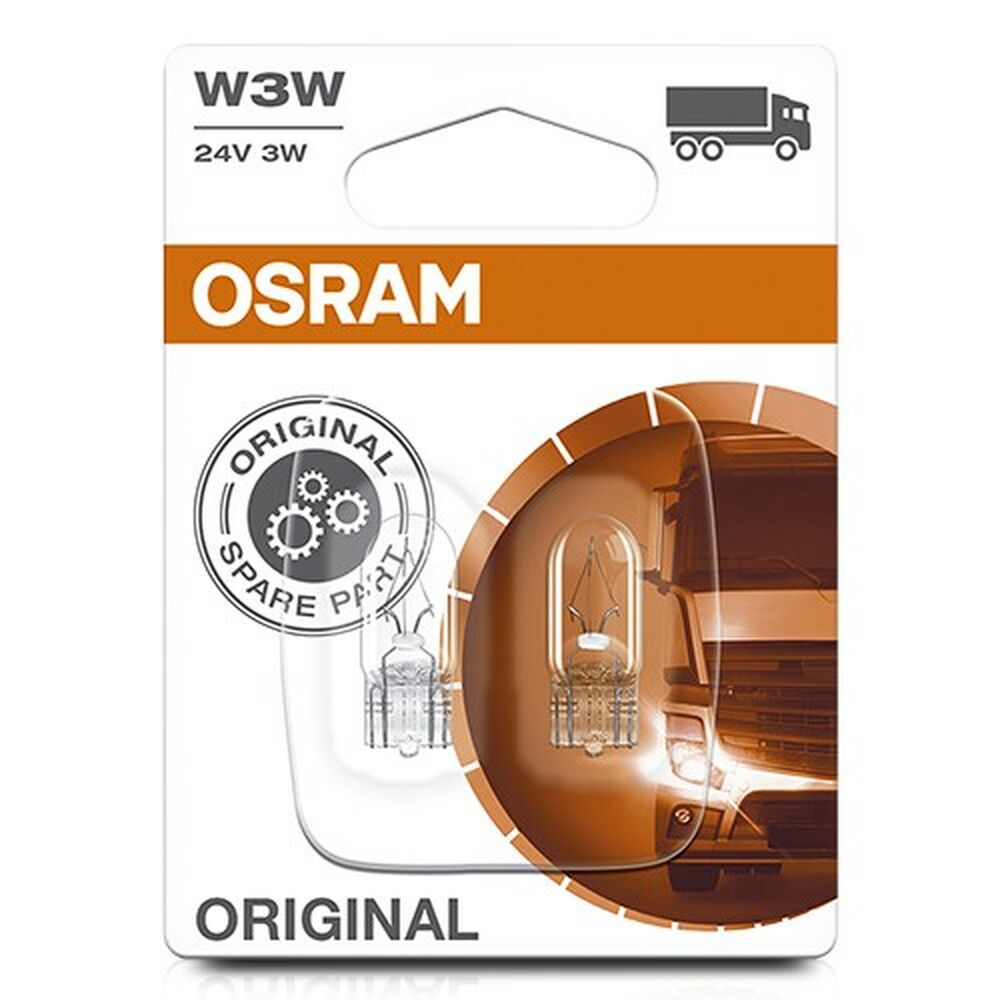 Car Bulb Osram OS2841-02B 3W Lorry 24 V W3W