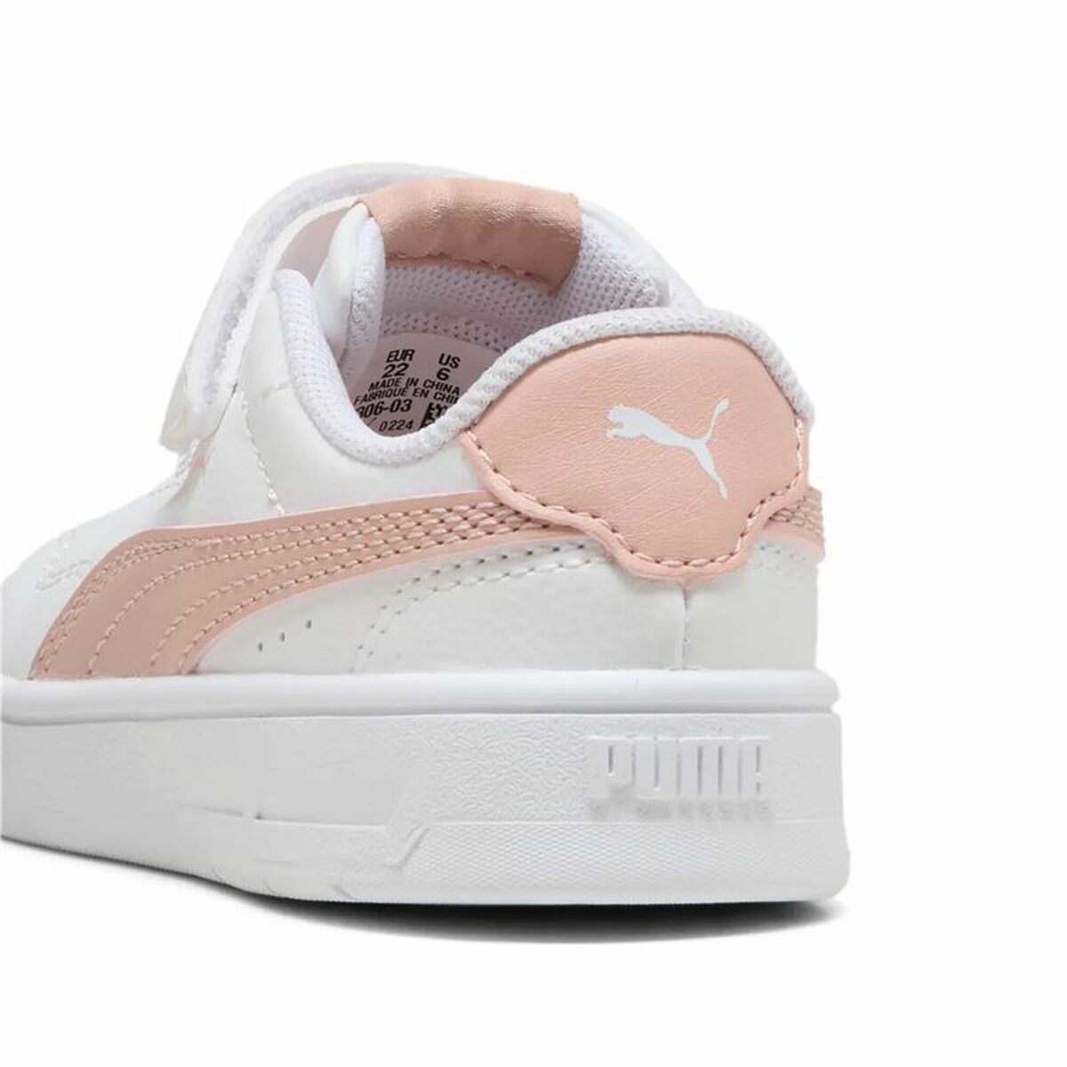 Sports Shoes for Kids Puma Court Lally Ac+ Inf White Pink