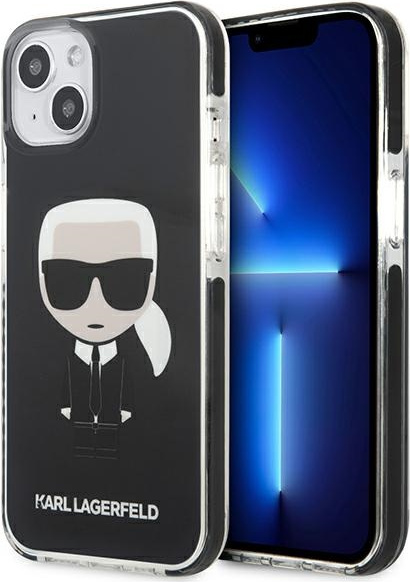 Karl Lagerfeld KLHCP13STPEIKK Apple iPhone 13 mini hardcase black Iconik Karl