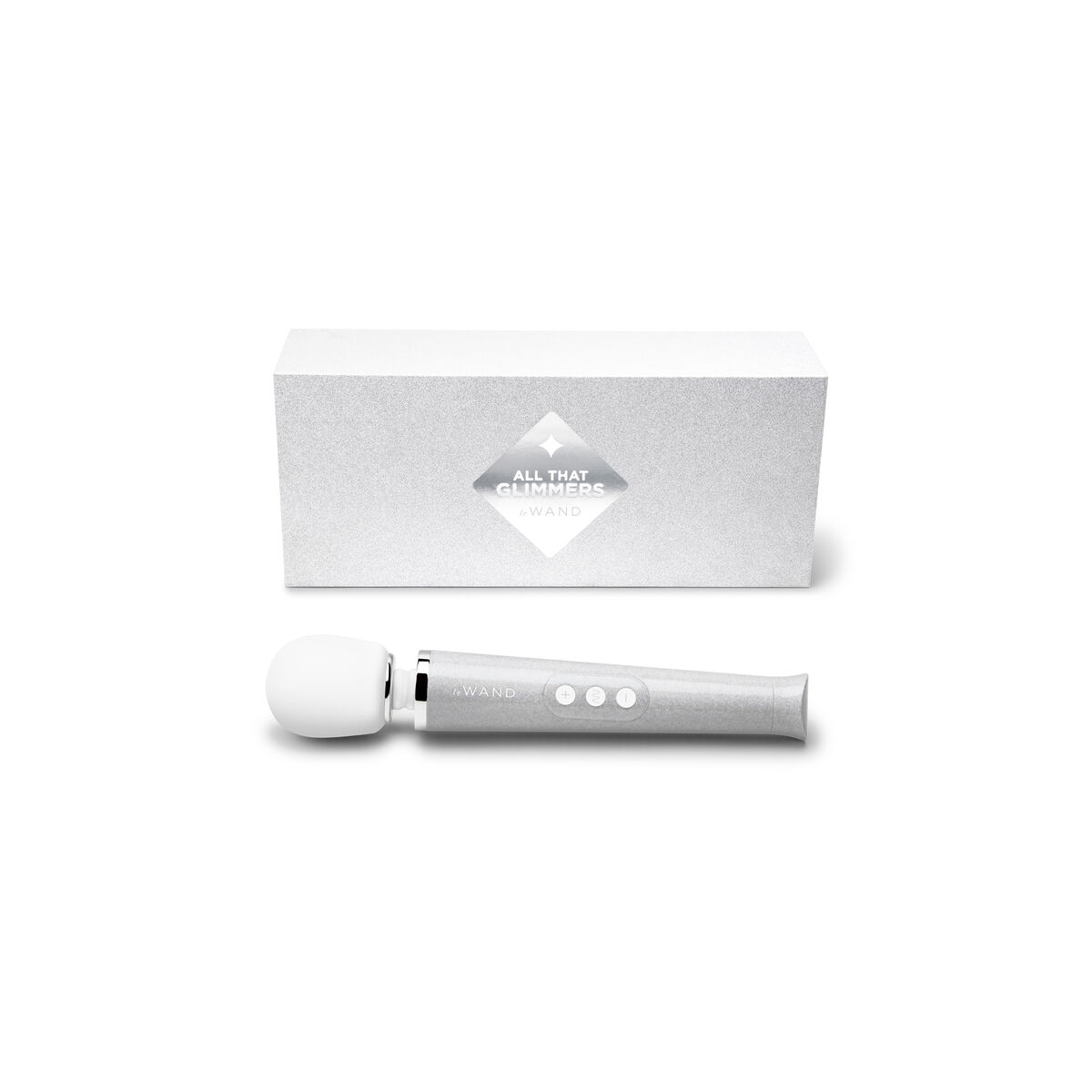 Vibrator Le Wand All That Glimmers Set White Vibrator Le Wand All That Glimmers Set White