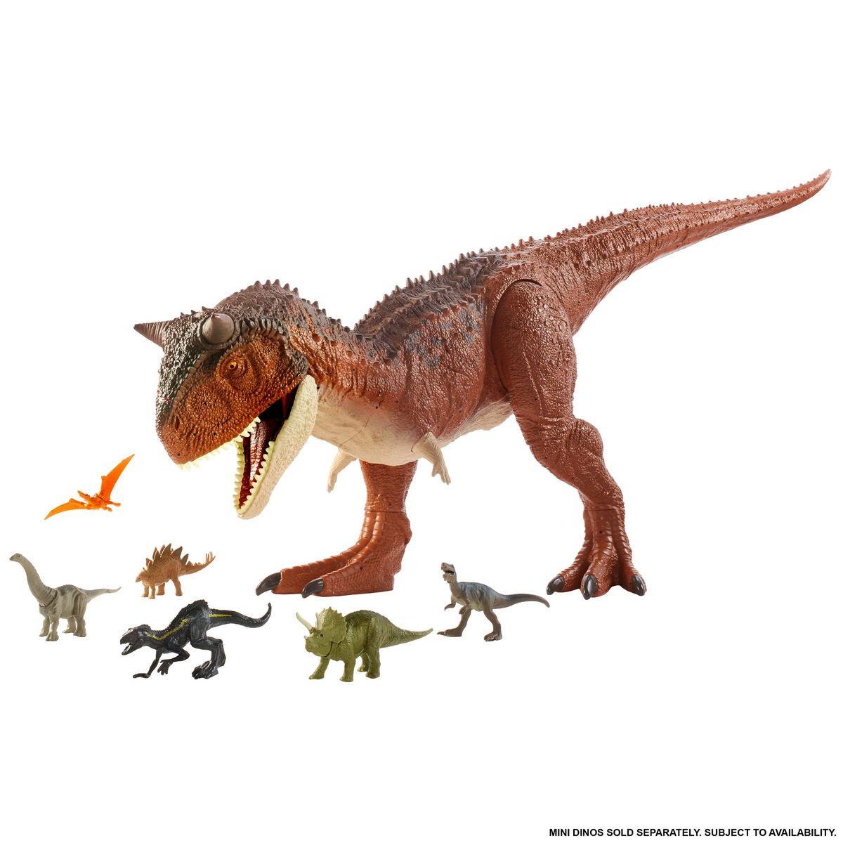 Dinosaurier Mattel Jurassic World - Carnotaurus Toro Super Colossal 90 cm