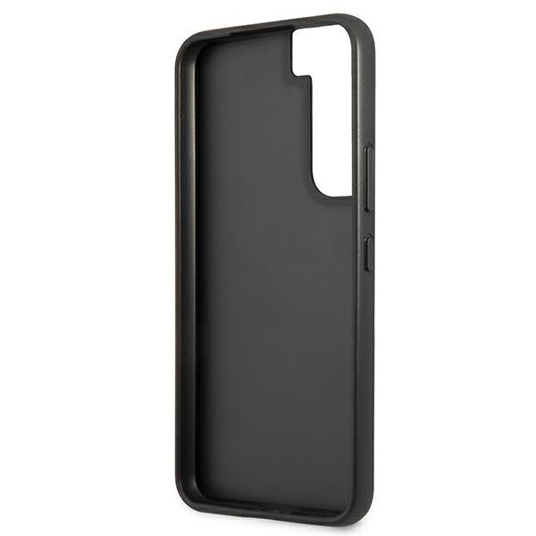 Guess GUHCS22S4GMGGR Samsung Galaxy S22 grey hardcase 4G Big Metal Logo