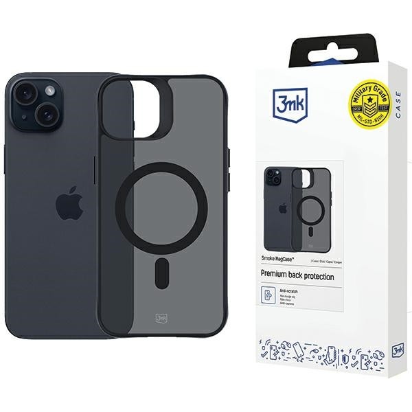 3MK MagCase Smoke Apple iPhone 15 Plus