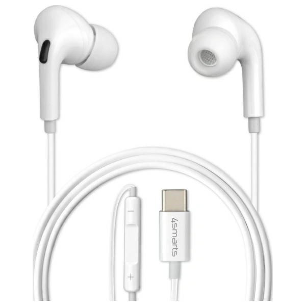 4smarts Melody Digital Basic USB-C in-ear headphones with D/A converter white