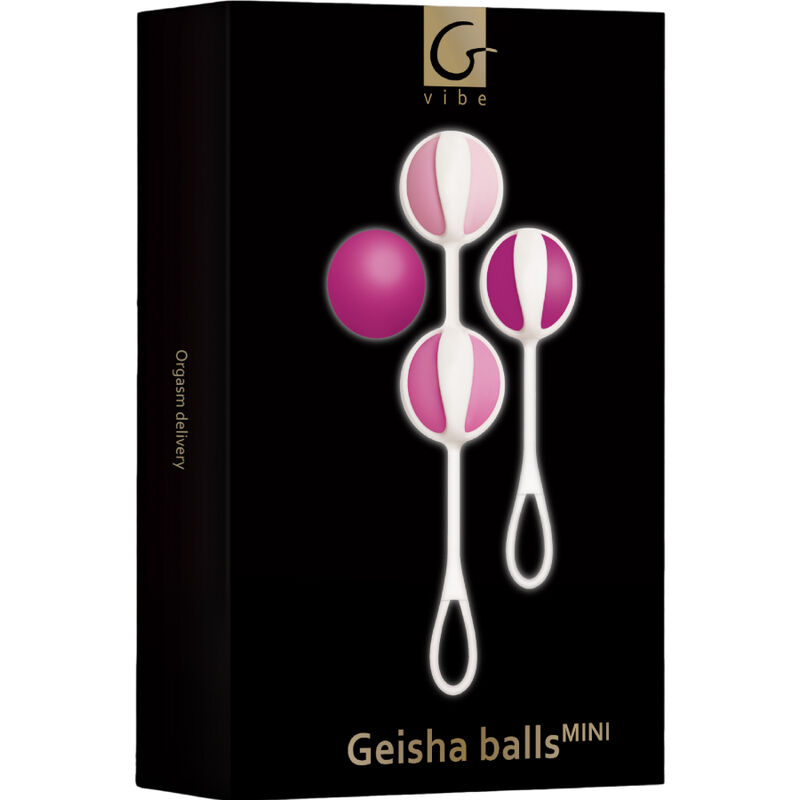 GVIBE - SET 4 GEISHA BALLS MINI RASPBERRY