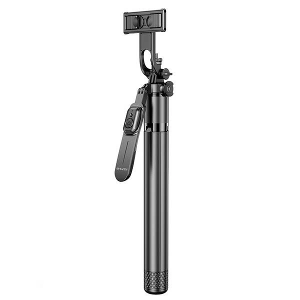 AWEI X56 selfie stick aluminum alloy black