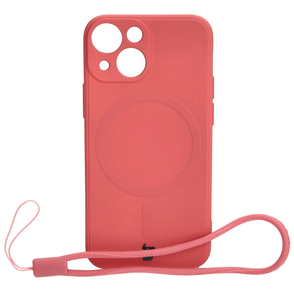 Bizon Case Silicone MagSafe Sq Apple iPhone 13 Mini dirty pink