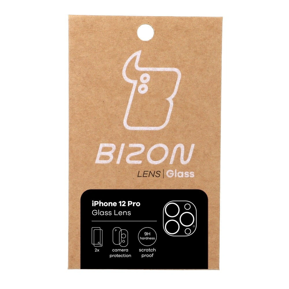 Bizon Glass Lens Apple iPhone 12 Pro [2 PACK]