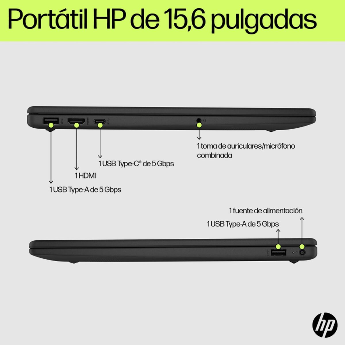 Laptop HP BT7Q7EA 15" Intel Core i7-1355U 8 GB RAM 512 GB SSD