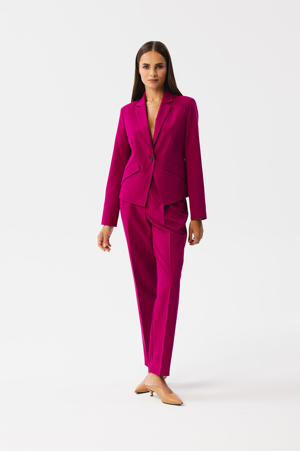  Women trousers model 185094 Stylove  violet