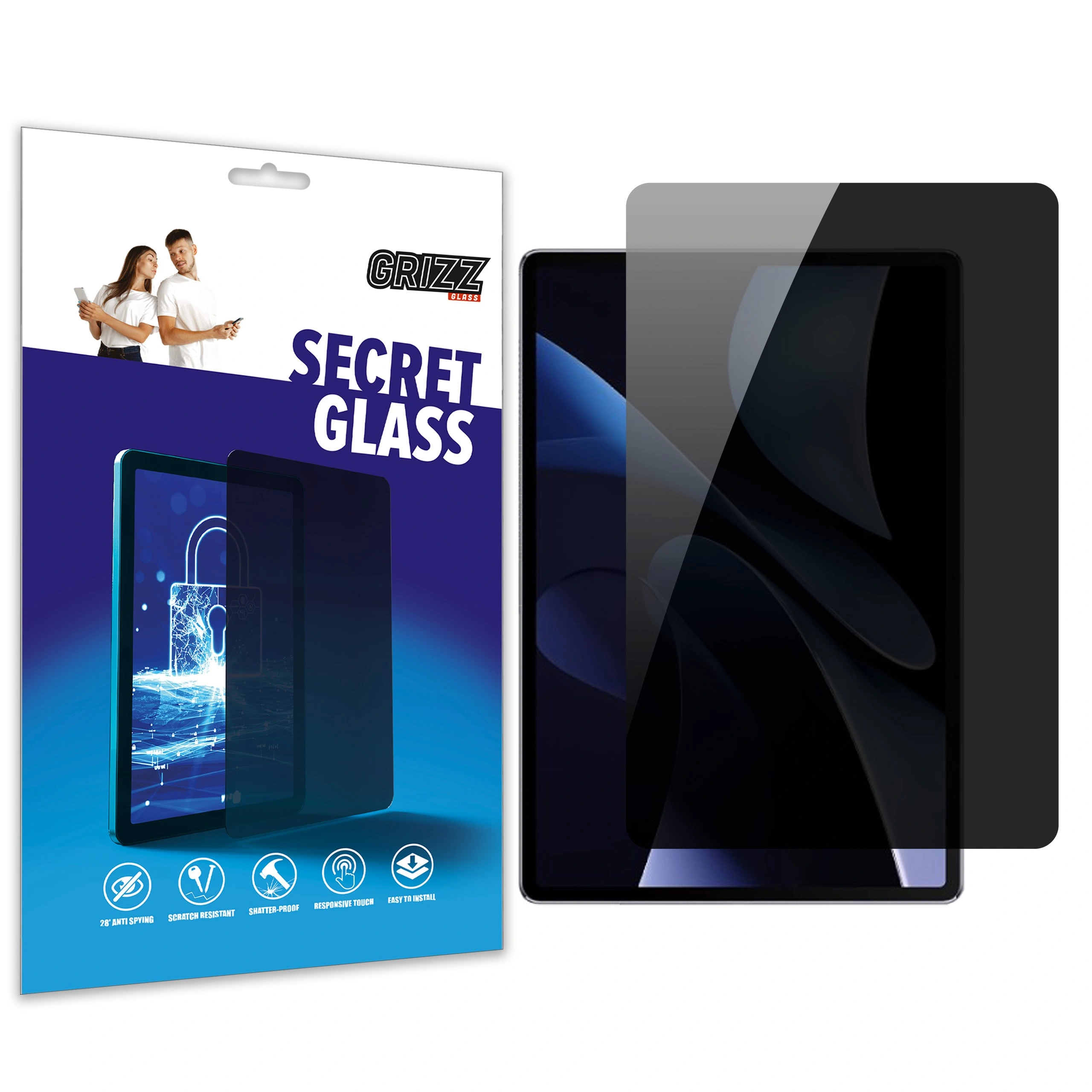 GrizzGlass SecretGlass privacy glass for Huawei MatePad Air 2024