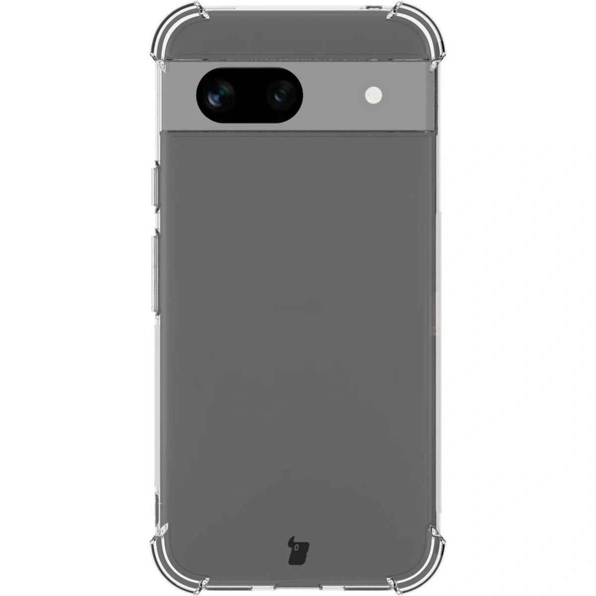 Bizon Case Clear Pack case + 2x screen glass Google Pixel 8a clear