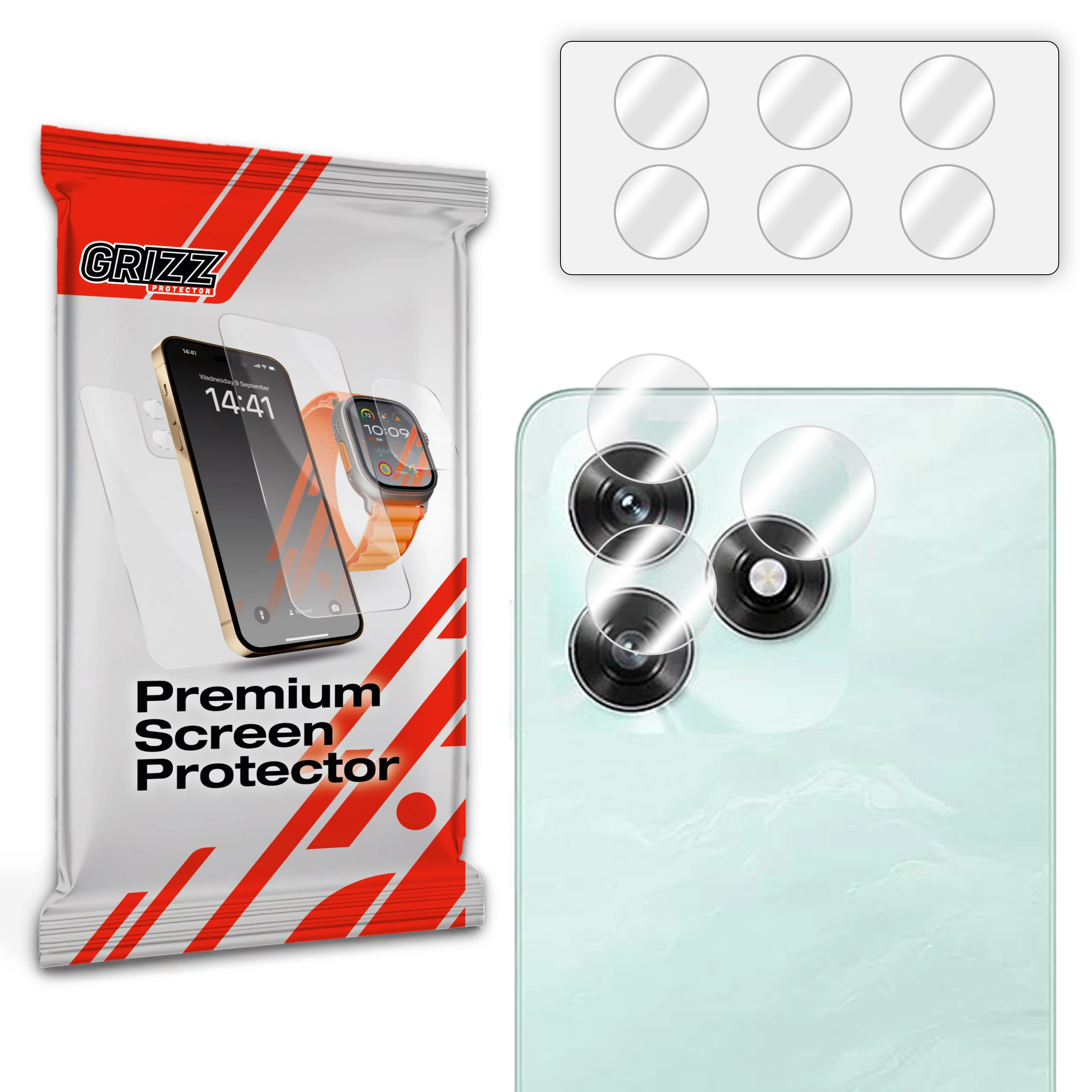 Szkło na aparat GrizzGlass HybridGlass Camera do Honor X5c Plus