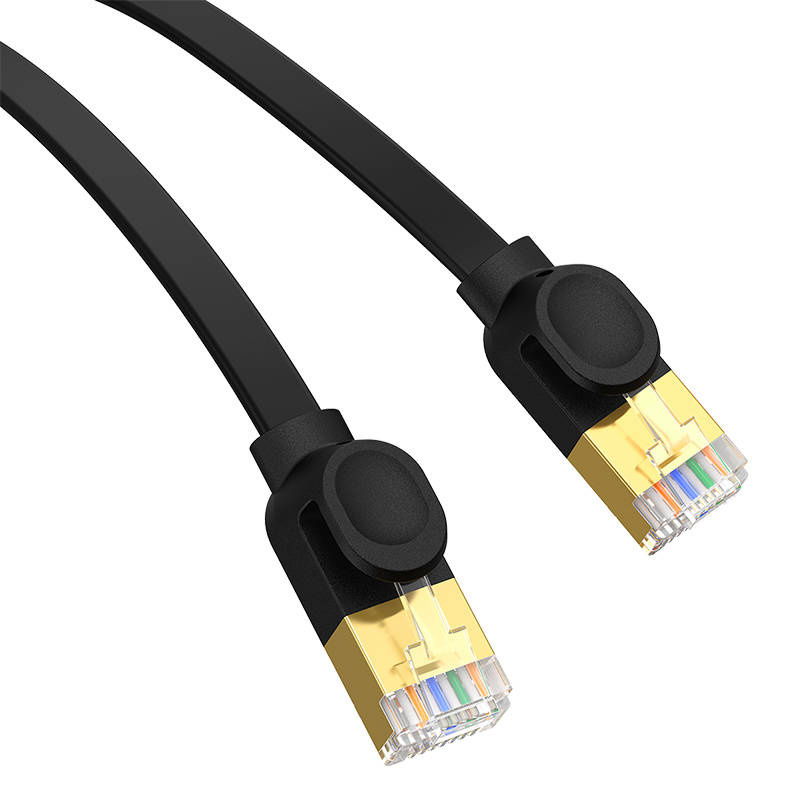 Baseus High Speed, Ethernet RJ45, 10 Gbps, Cat.7, 3m network cable (black)
