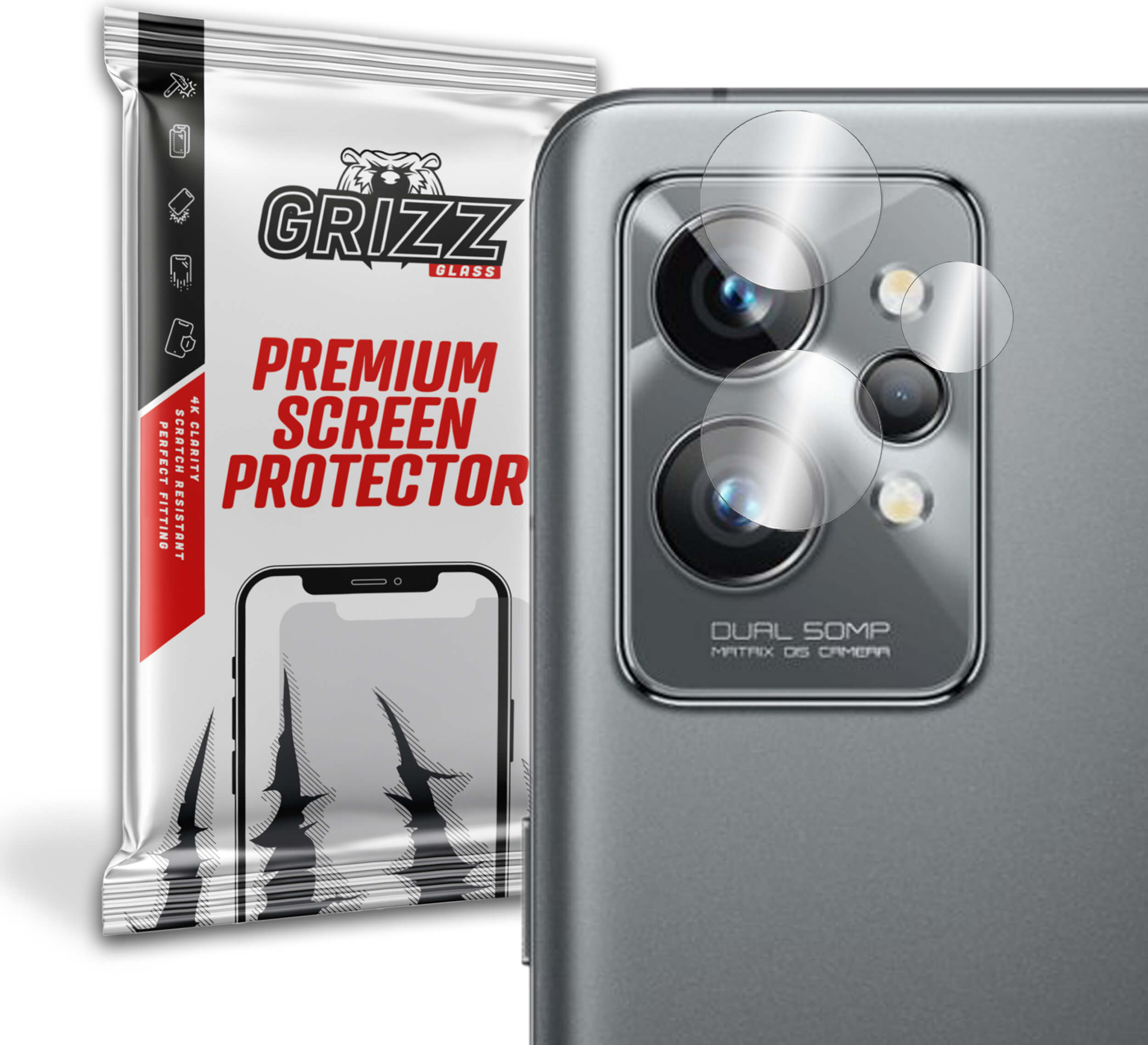 GrizzGlass HybridGlass Camera Realme GT 2 Pro 5G