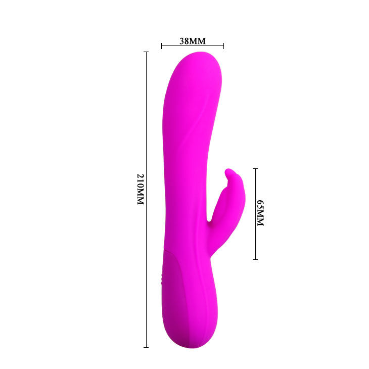 PRETTY LOVE FLIRTATION - BARRETTE VIBRATOR WITH CLIT STIMULATION