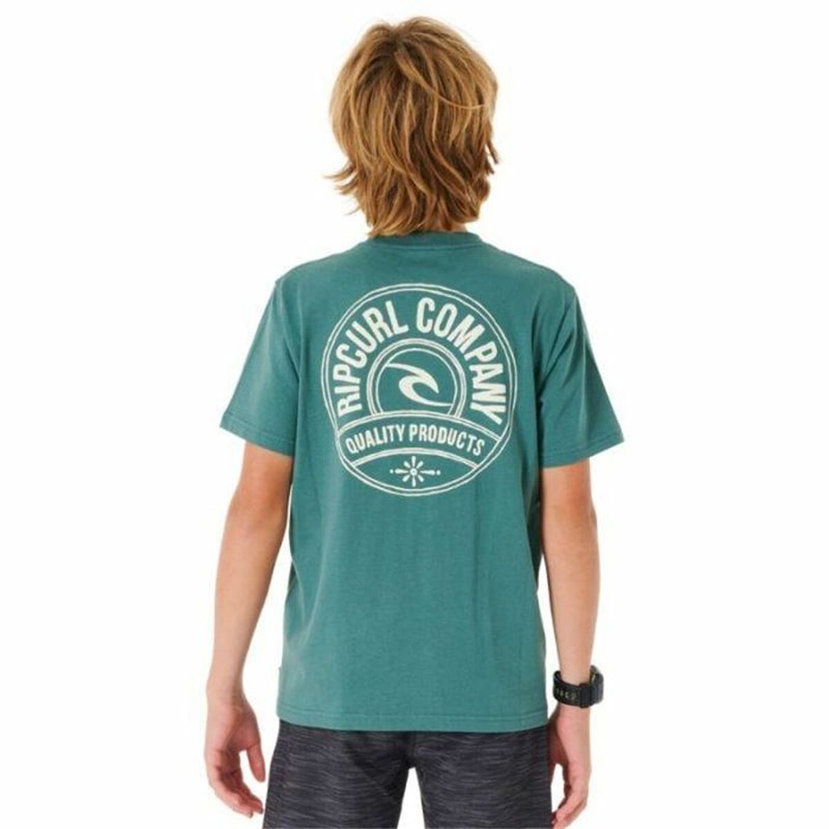 Children’s Short Sleeve T-Shirt Rip Curl Stapler Blue Children’s Short Sleeve T-Shirt Rip Curl Stapler Blue