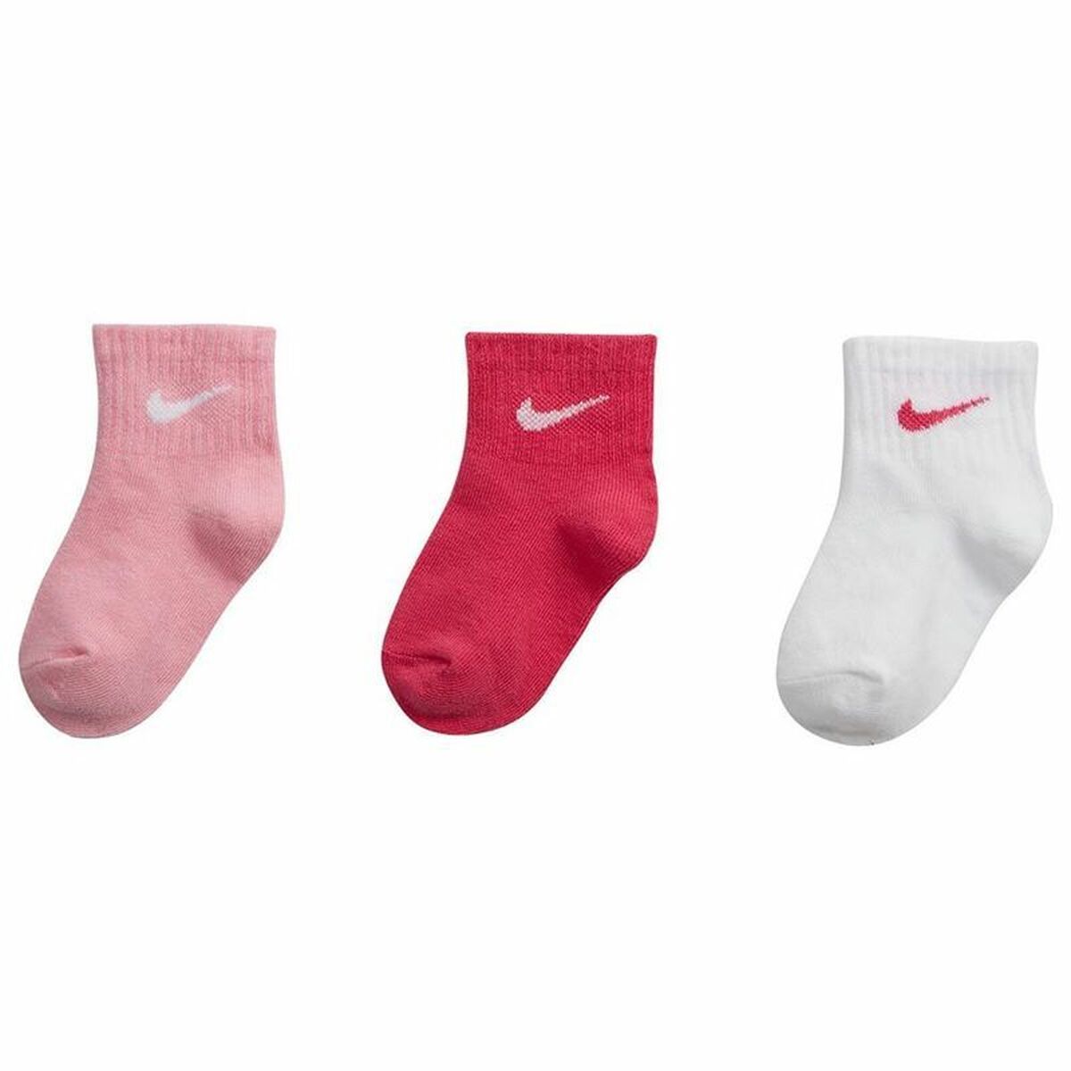 Socks Nike Swoosh Gripper Baby Pink