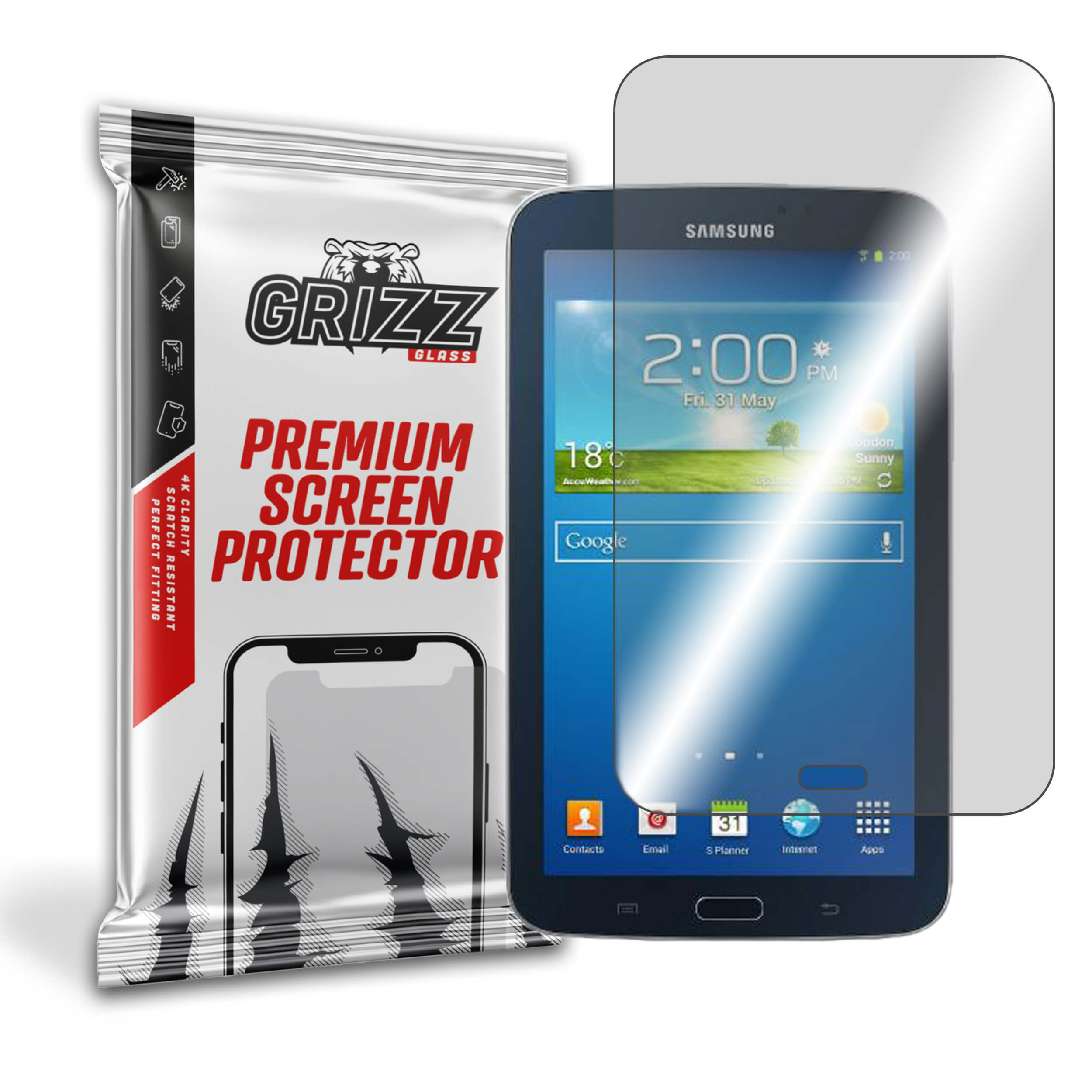 GrizzGlass HybridGlass Samsung Galaxy Tab 3 T210