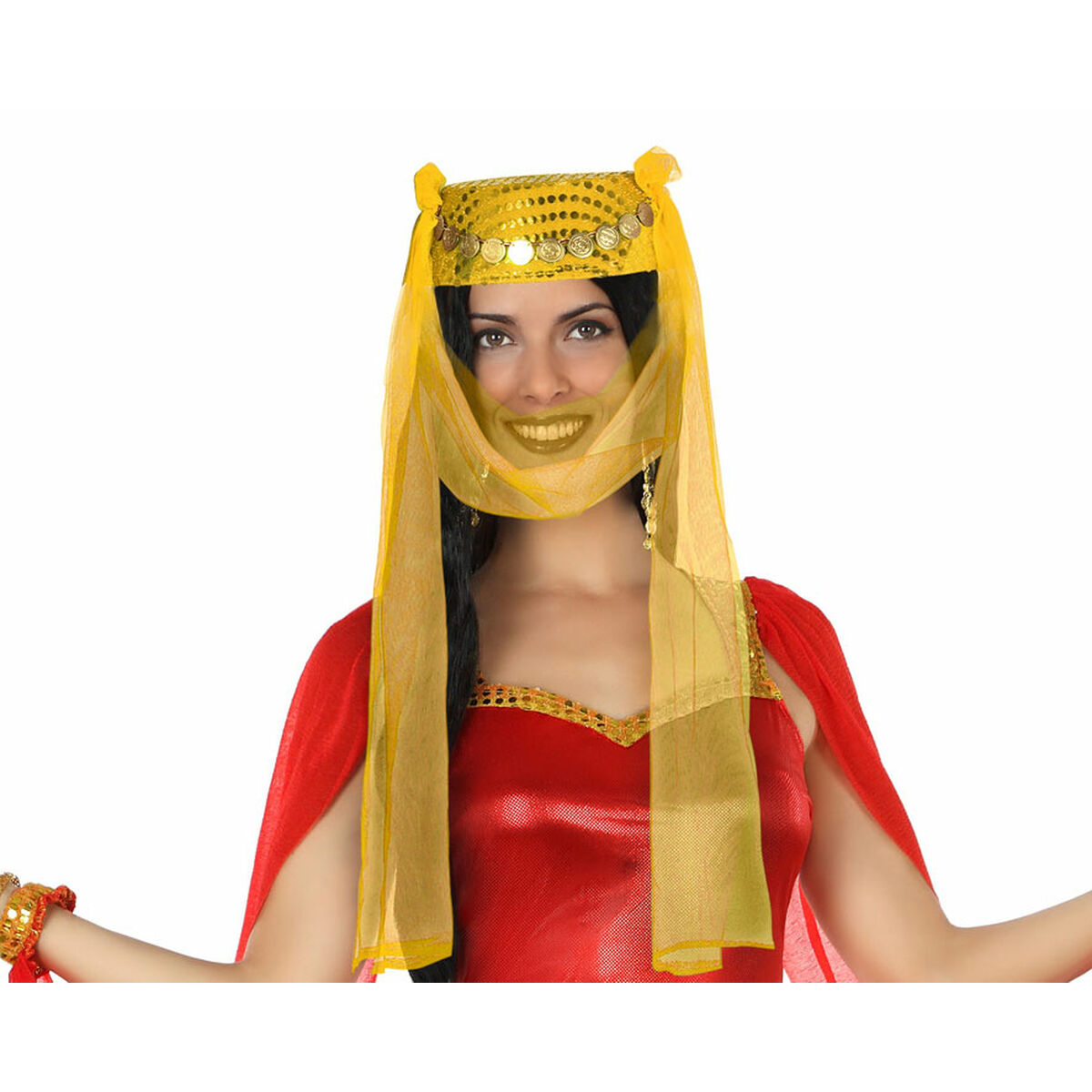 Hut Schleier Gold Araber