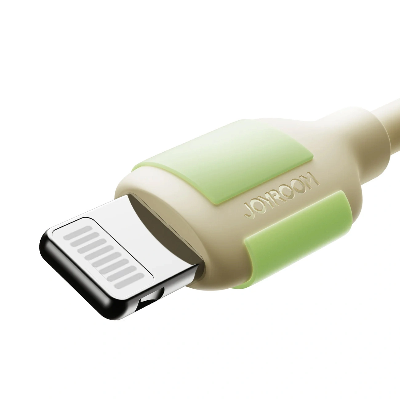 Kabel USB-C / Lightning Joyroom S-A53 30W z fluorescencyjną końcówką 2m beżowy