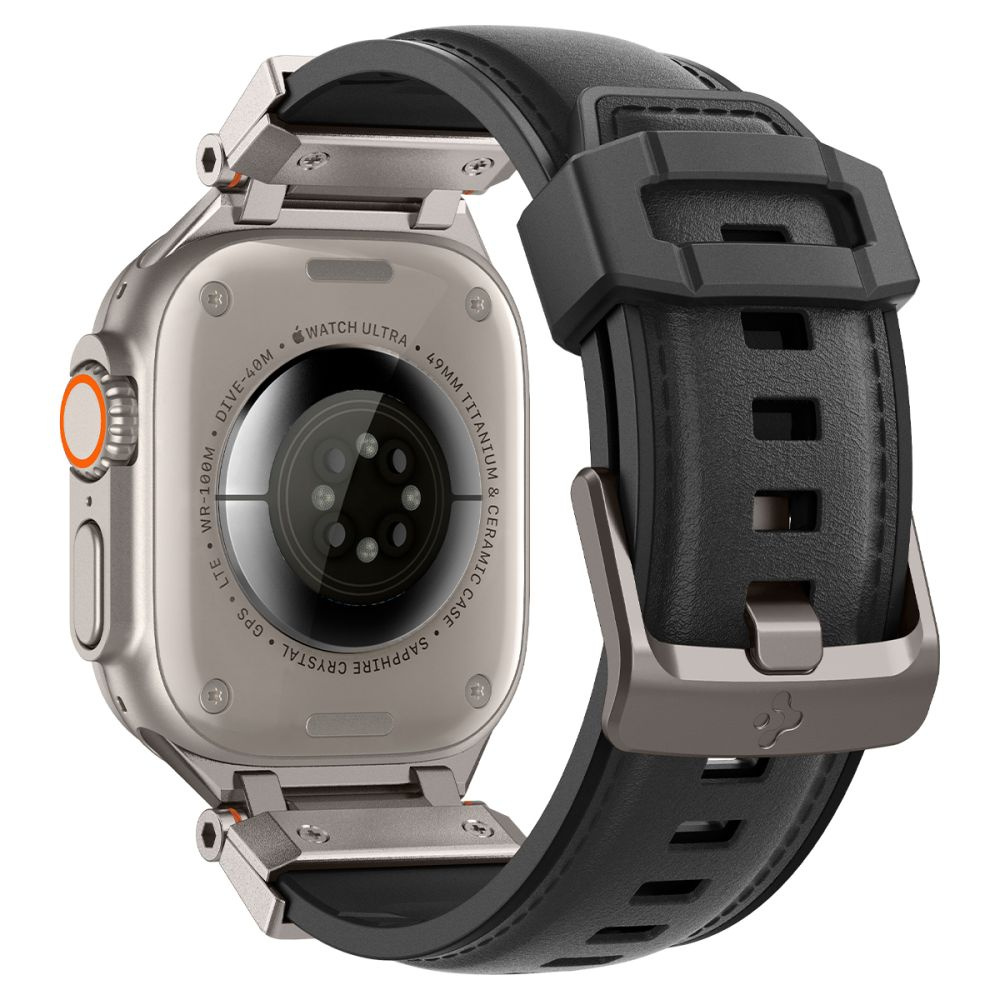 Spigen DuraPro Armor PU Apple Watch 4/5/6/7/8/9/SE/Ultra 42/44/45/49mm Black