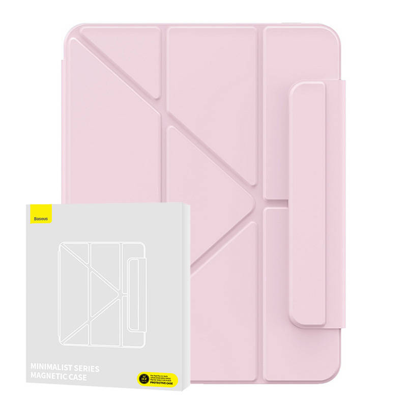 Baseus Minimalist Magnetic Case Apple iPad Air 10.9 2020/2022 (4, 5 gen)/iPad Pro 11 2021/2022 (3, 4 gen) (baby pink)